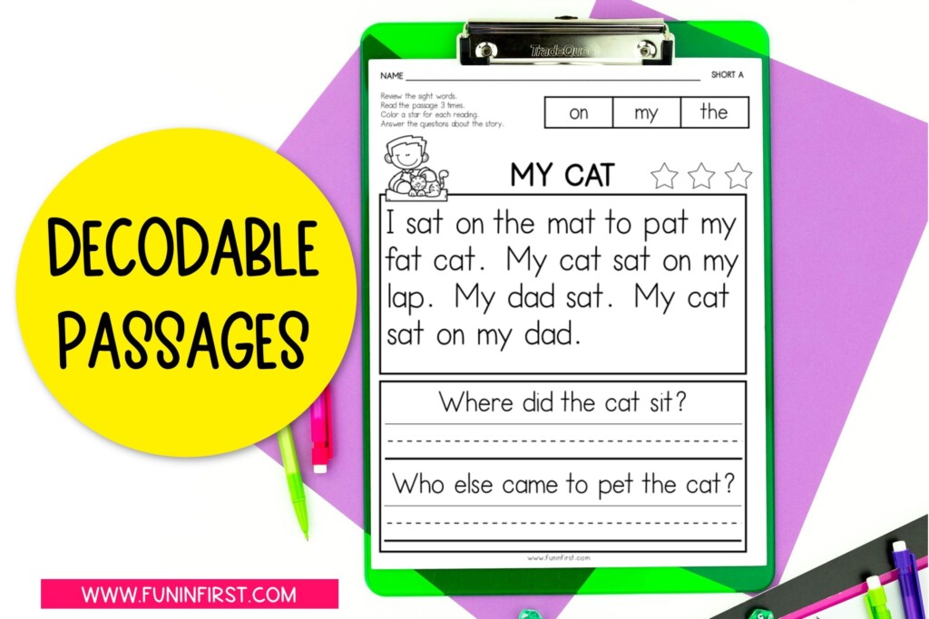 Free Printable Decodable Reading Passages