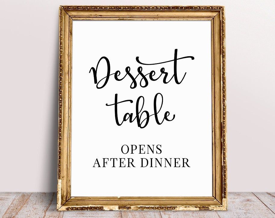 Free Printable Dessert Table Sign Printable Templates Free
