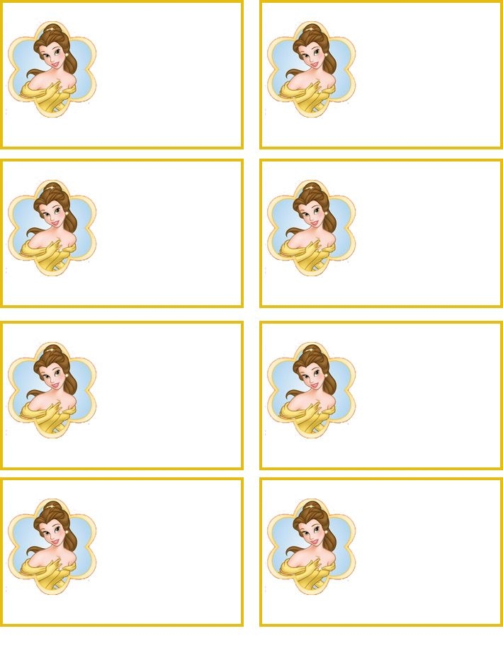 Free Printable Disney Name Tags