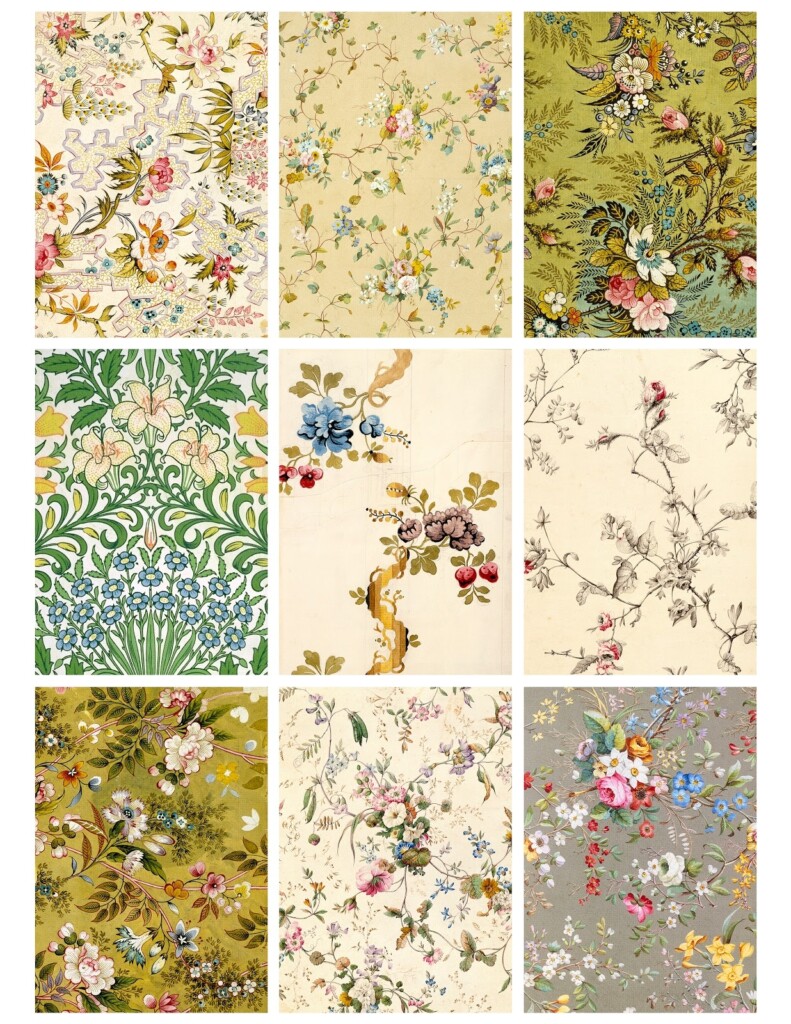 Free Printable Dollhouse Wallpaper Patterns Image To U