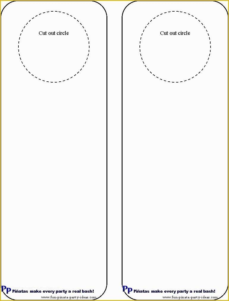 Free Printable Door Hanger Template Of Door Hanger Template Publisher