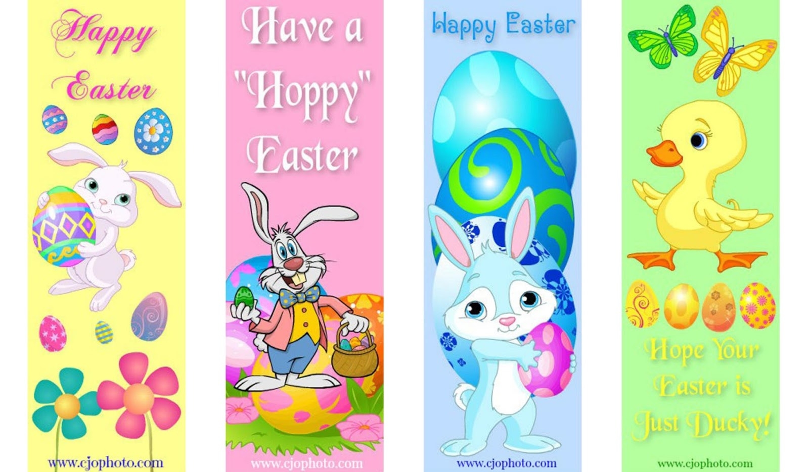 FREE Printable Easter Bookmarks Printable Bookmarks