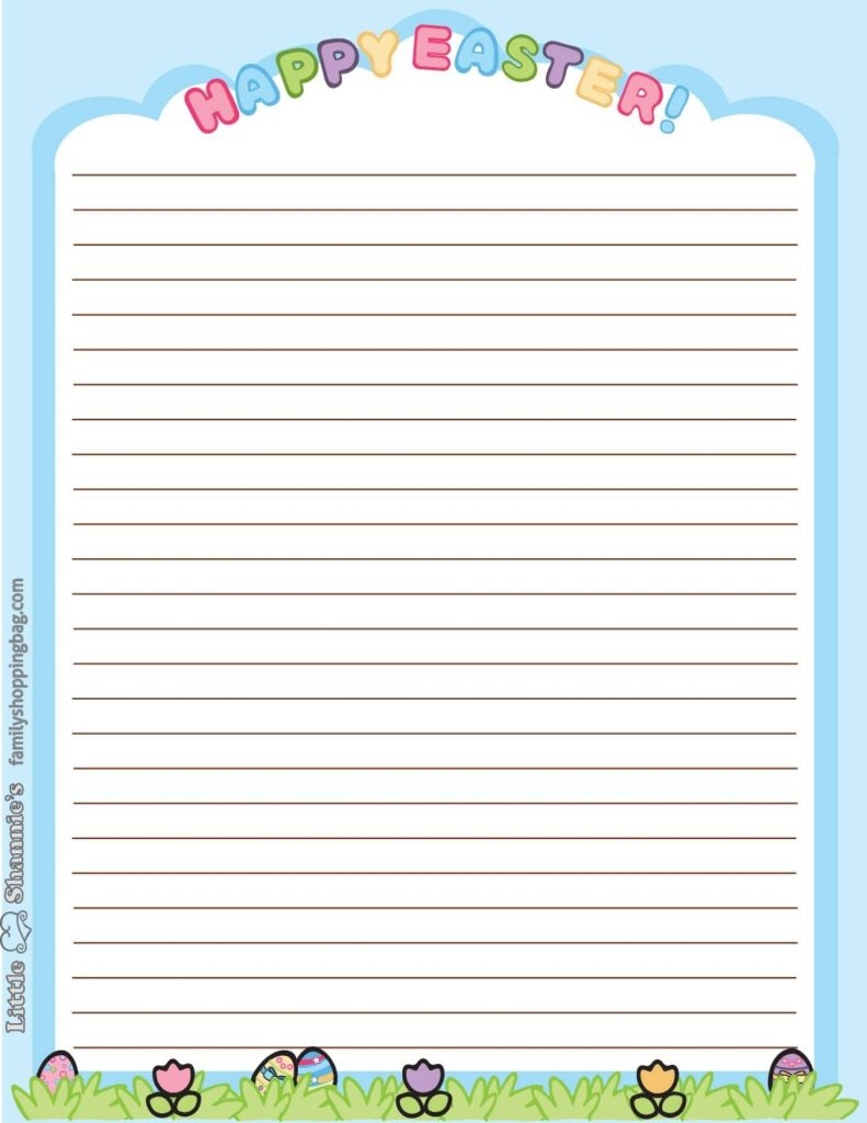 Free Printable Easter Stationery Free Printable Templates