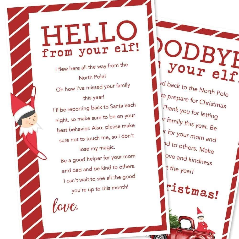 Free Printable Elf Return Letters Printable Kids Entertainment