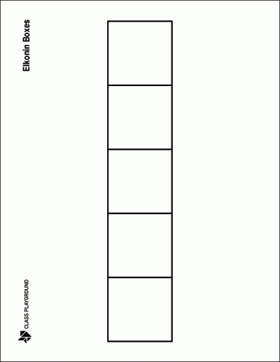 Free Printable Elkonin Boxes Template Printable Templates