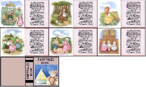 Free Printable Fairy Tales Mini Books Printable Templates