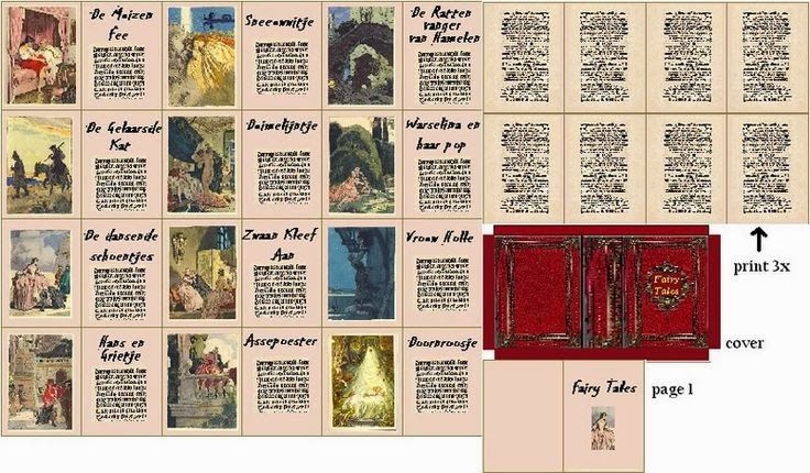 Free Printable Fairy Tales Mini Books Printable Templates