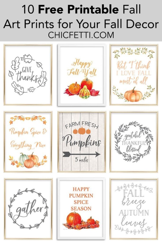 Free Printable Fall Art Printable New Year Banners