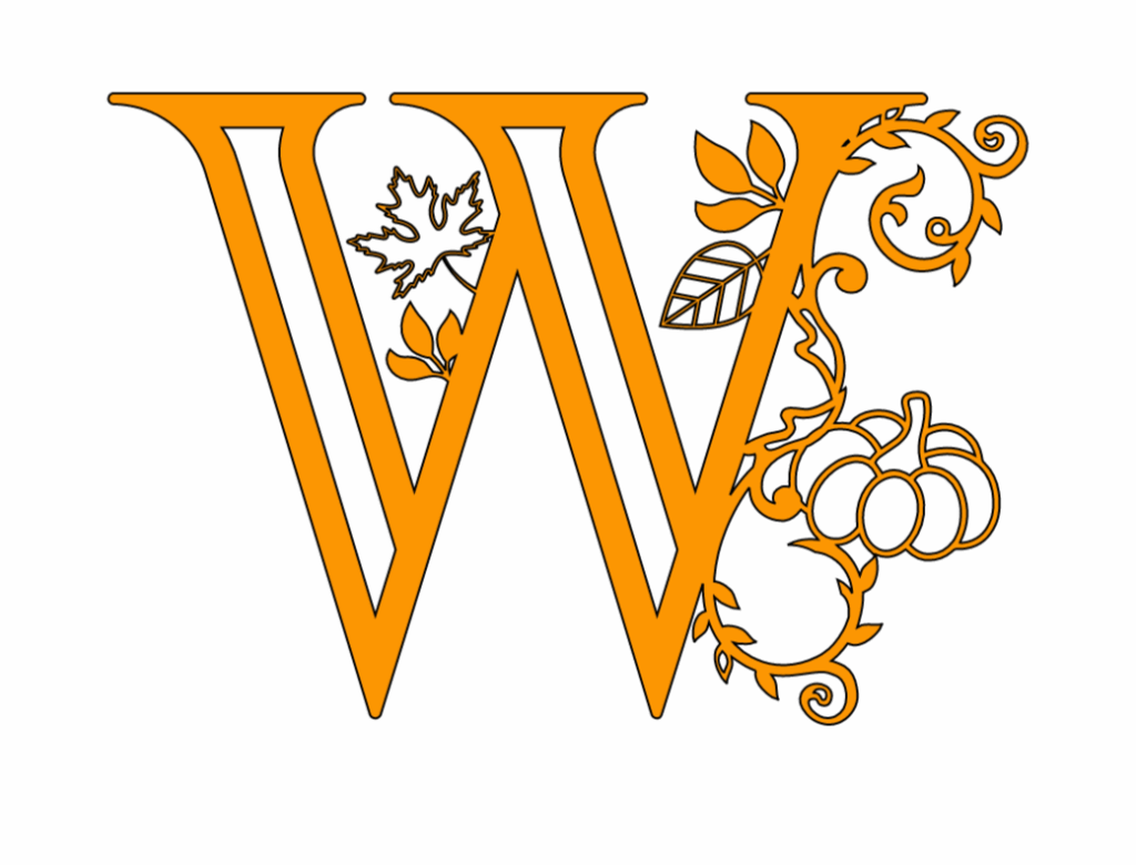 Free Printable Fall Letters