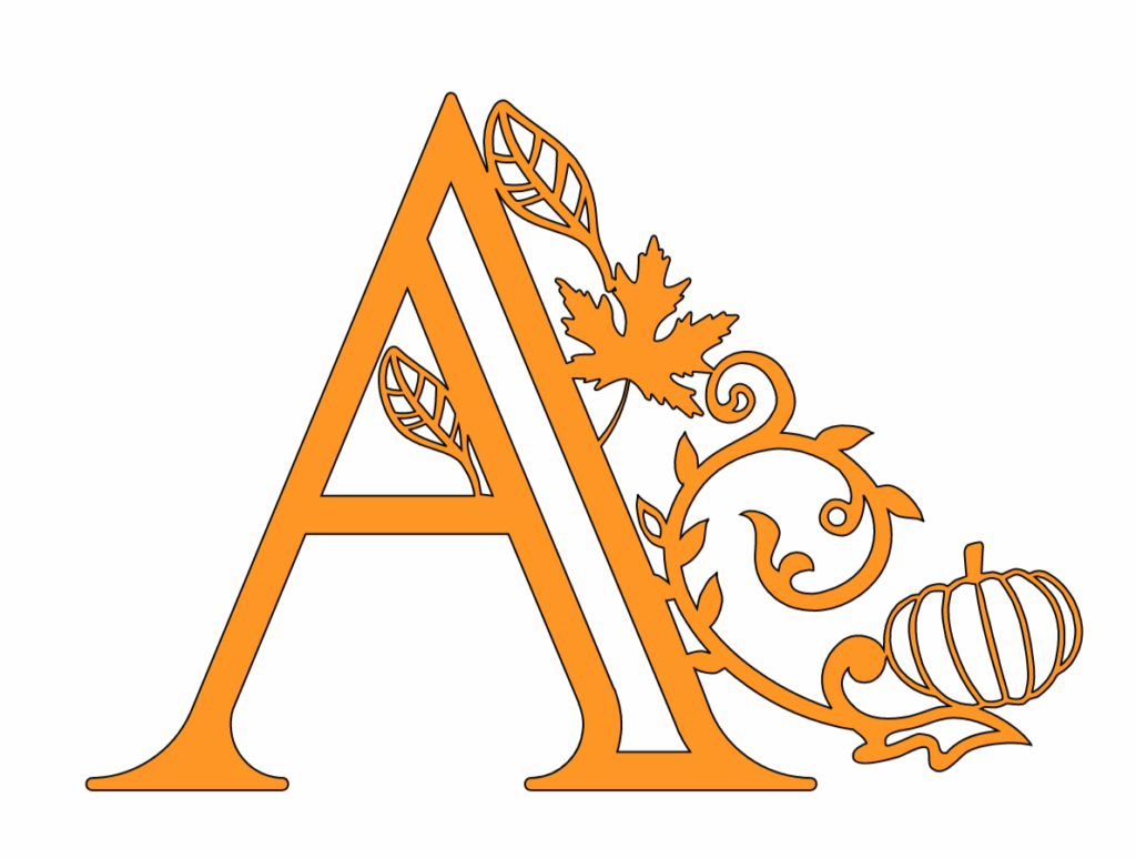 Free Printable Fall Letters