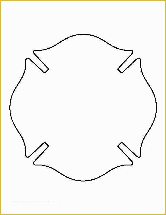 Free Printable Fireman Badge Template