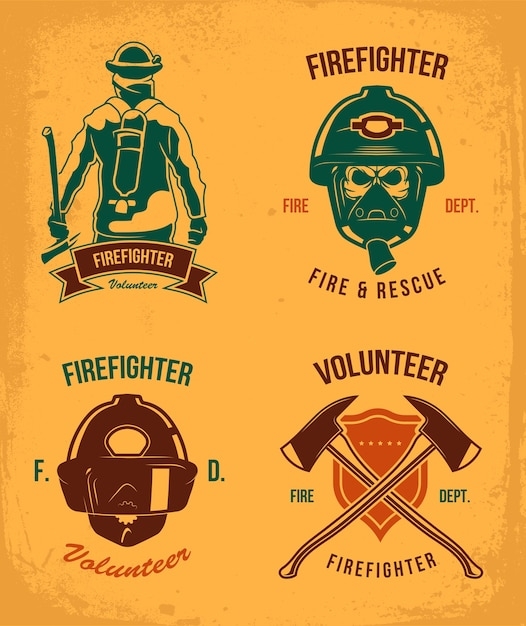 Free Printable Fireman Badge Template