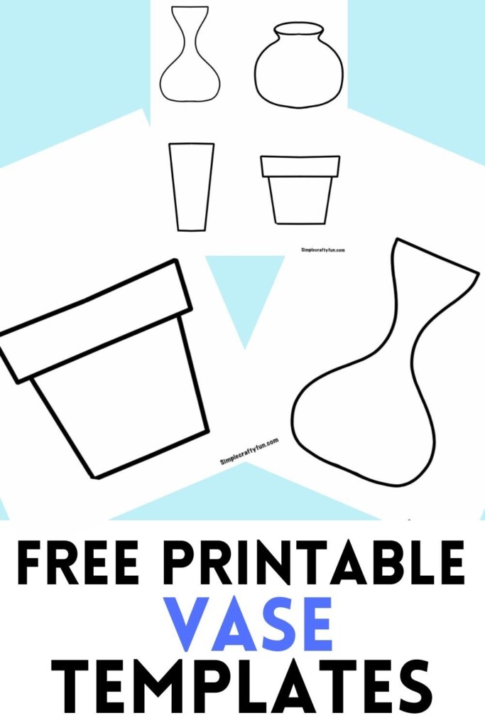 Free Printable Flower Vase Template Template Samples