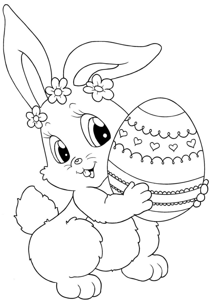 Free Printable Full Size Easter Egg Coloring Pages Printable Word 