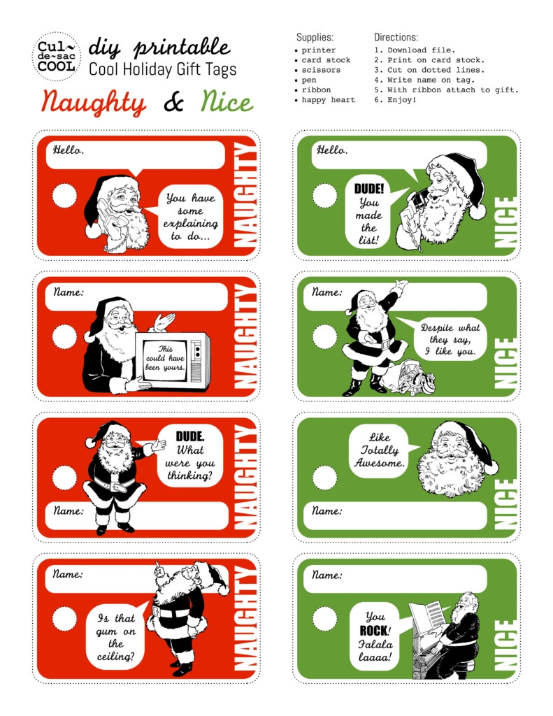 Free Printable Funny Christmas Gift Tags NewFreePrintable