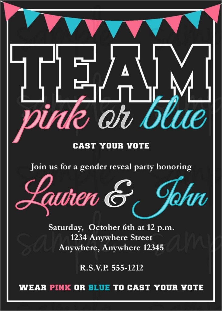 Free Printable Gender Reveal Invitations Free Printable