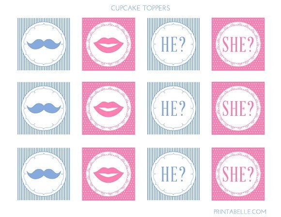 Free Printable Gender Reveal Invitations
