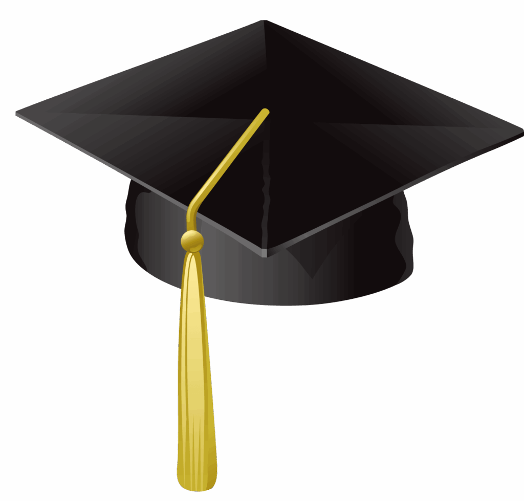 Free Printable Grad Cap You Can Go With Classic All White Completion 