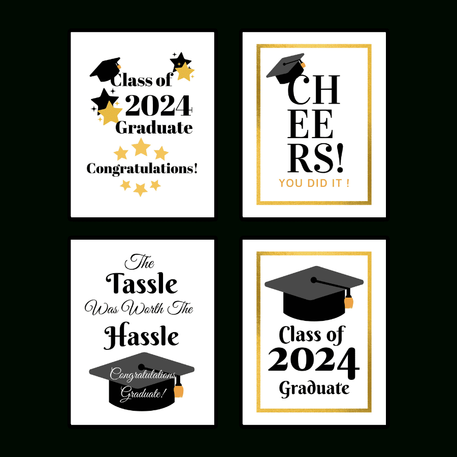 Free Printable Graduation Signs FREE Printable A Z