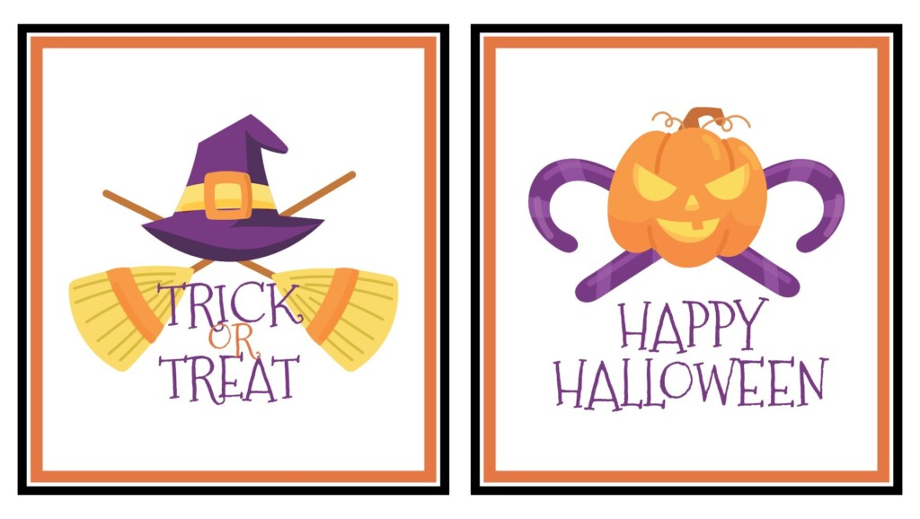 Free Printable Halloween Warning Signs