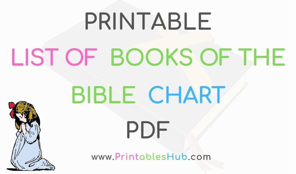 Free Printable List Of Books Of The Bible Chart PDF Printables Hub