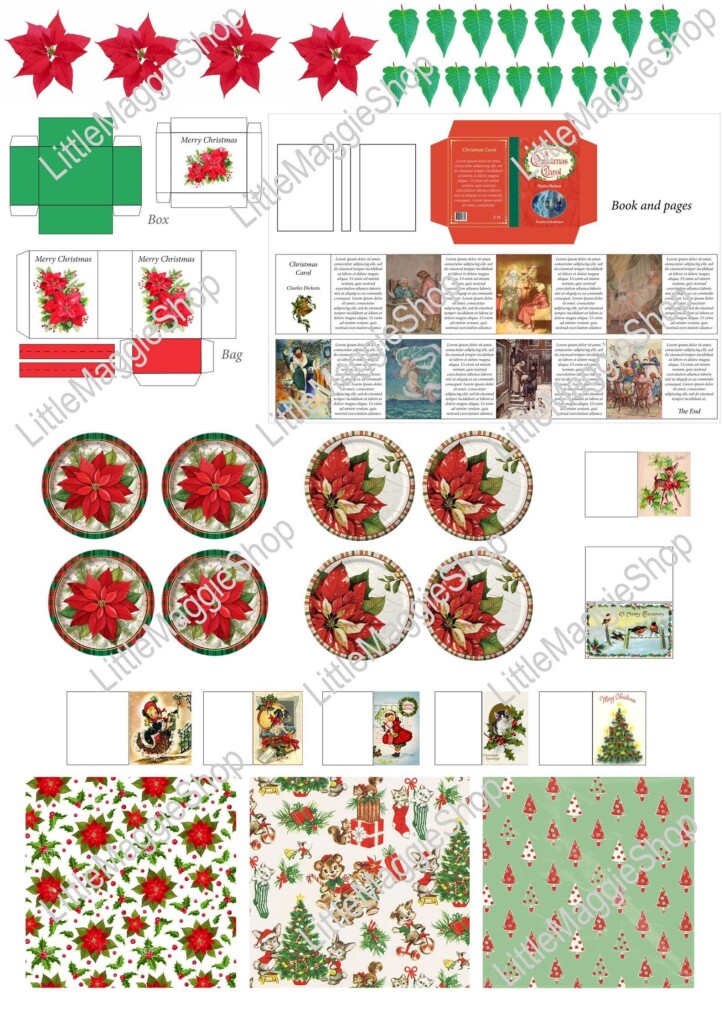 Free Printable Miniature Christmas Carol Songbook Adsgulf