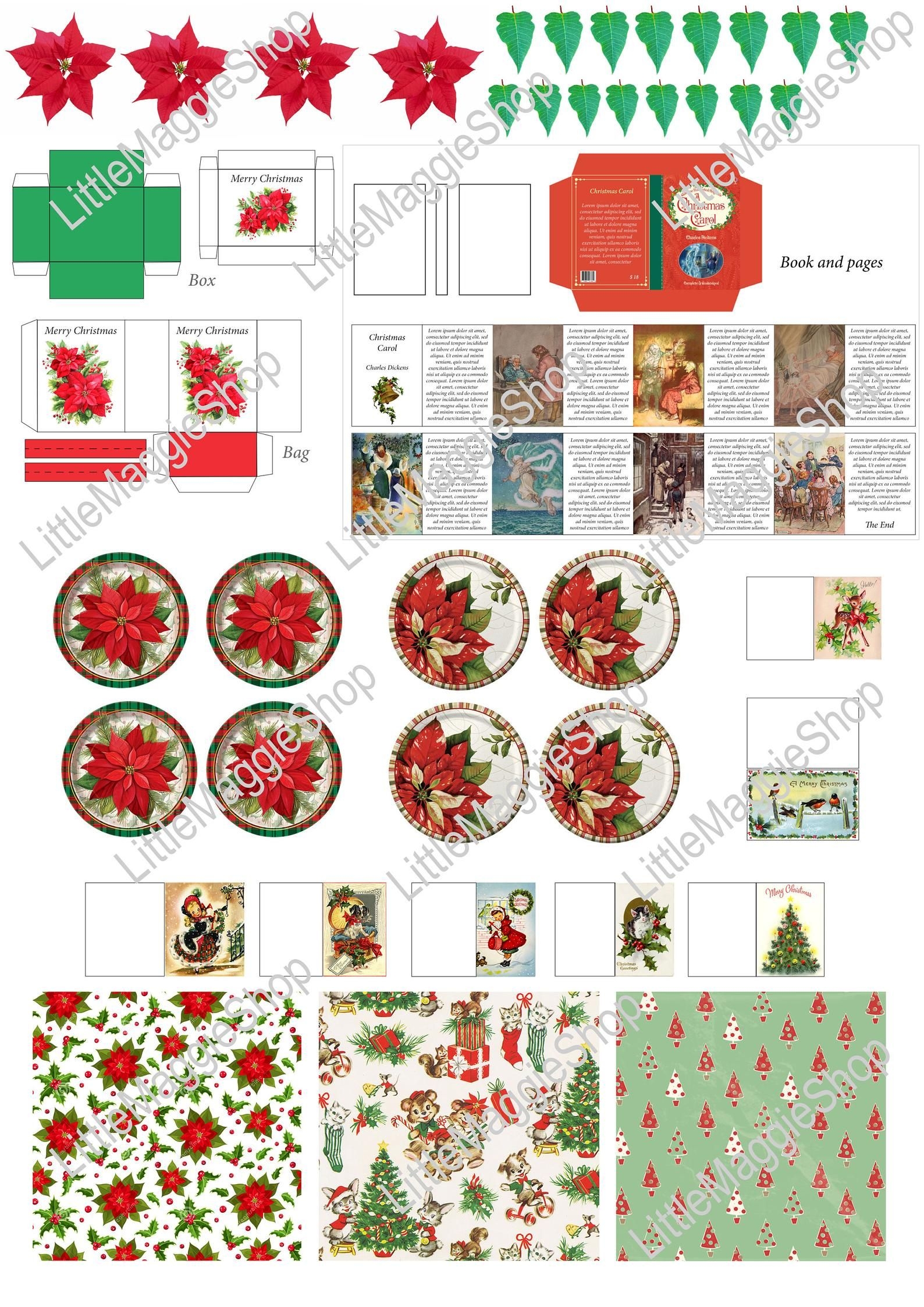 Free Printable Miniature Christmas Carol Songbook Adsgulf