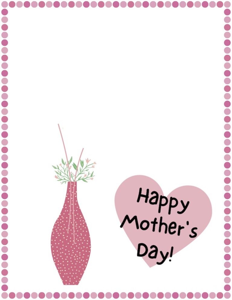 Free Printable Mother 39 s Day Handprint Art Template The Craft at Home 