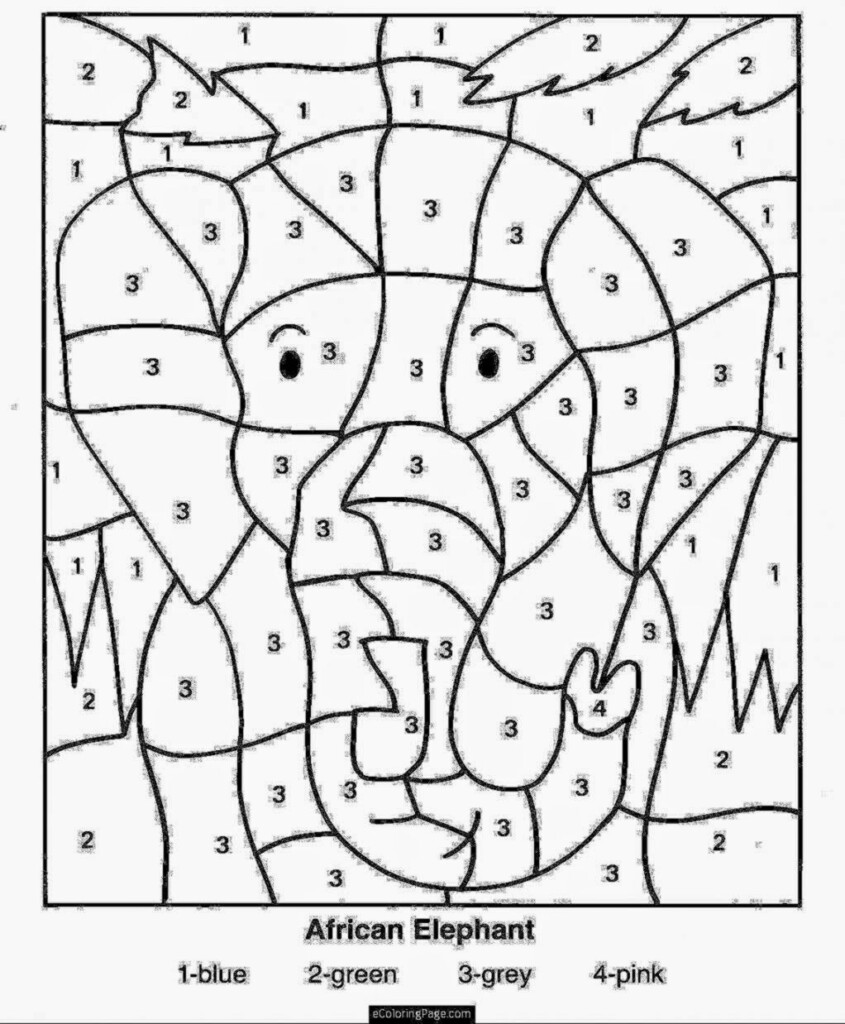 Free Printable Paint By Number Coloring Pages Free Printable A To Z