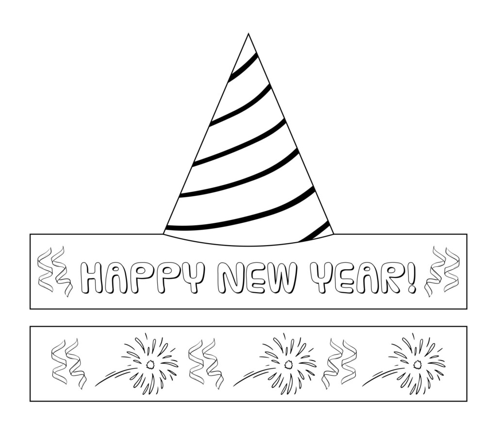 Free Printable Printable New Years Hats Printable Calendars AT A GLANCE