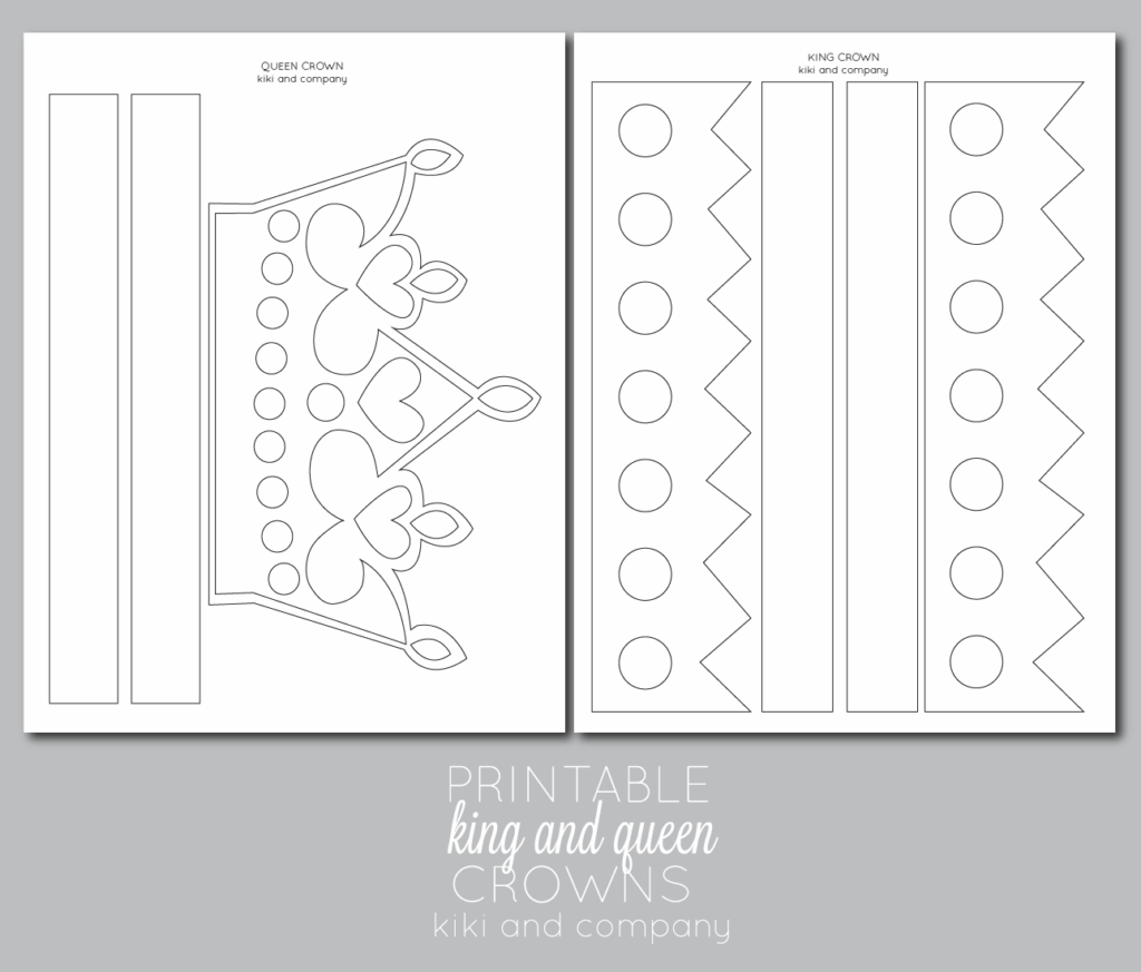Free Printable Queen Crown Template Printable Templates