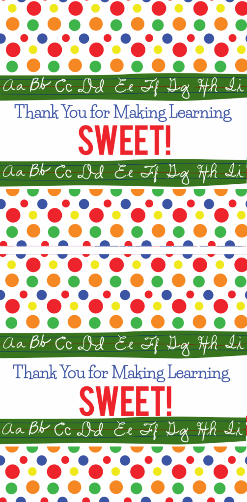 Free Printable Teacher Appreciation Candy Bar Wrappers They Are 