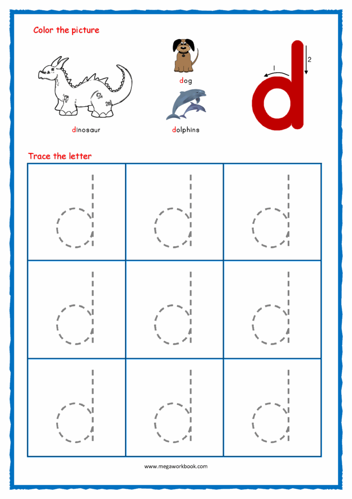 Free Printable Tracing Letters Letter Tracing Lowercase Abc Tracing 