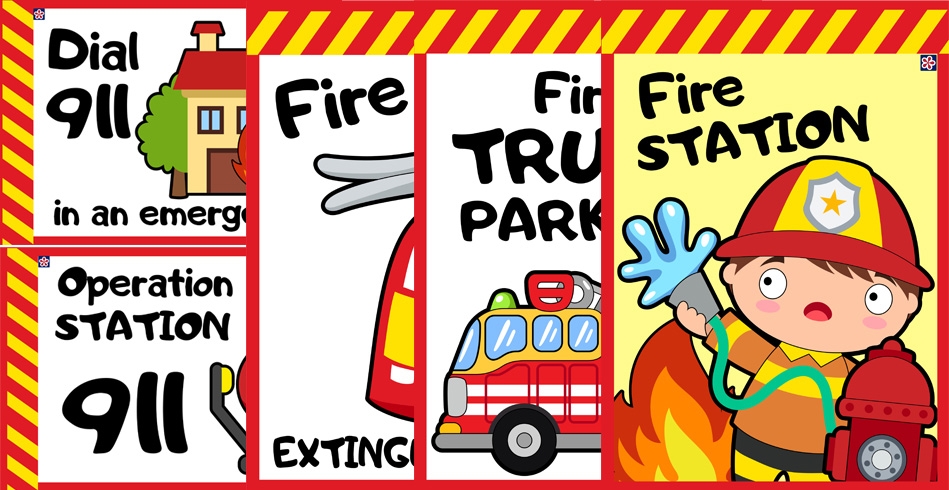 Free Printables For Fire Station Themed Dramatic Play TeachersMag
