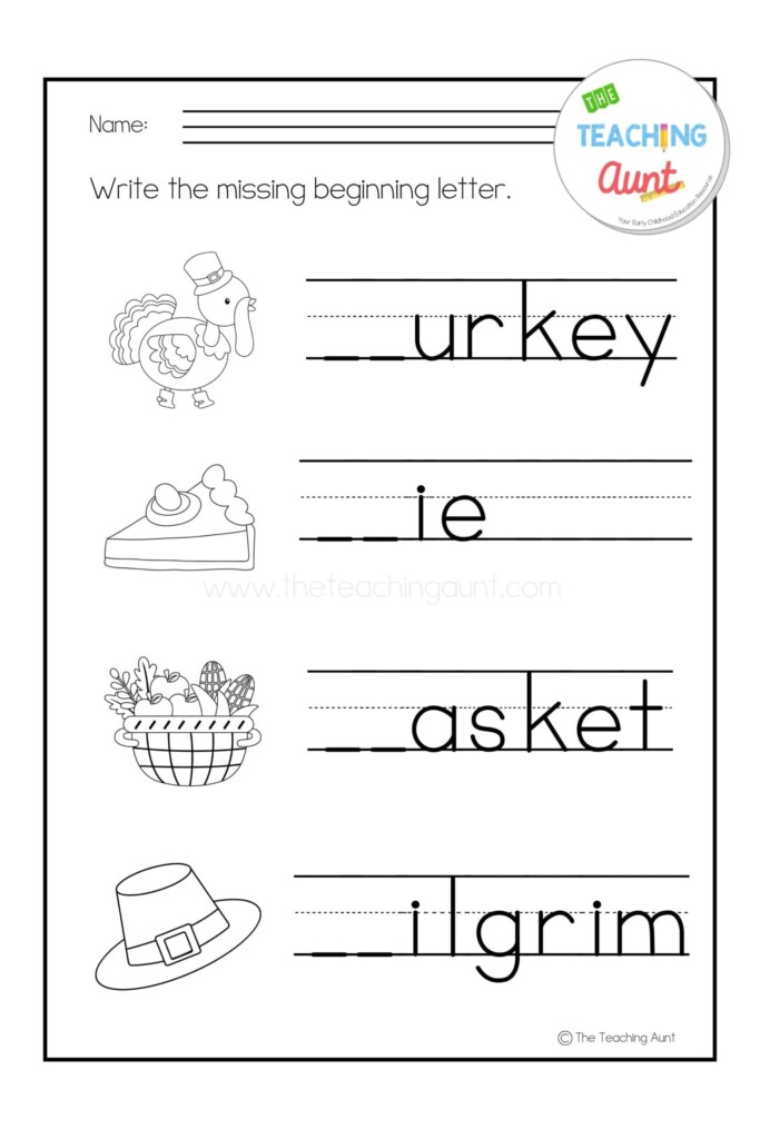 Free Thanksgiving Worksheet For Preschool Download Free Thanksgiving 