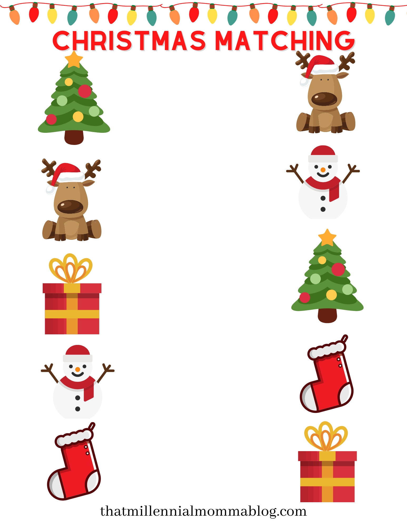 Fun And Educational Christmas Worksheets For Preschoolers
