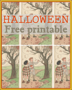 Halloween Printable Blessing Cards