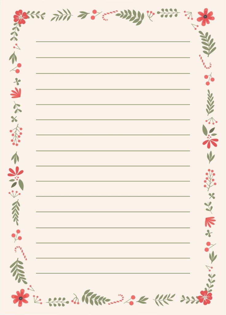 Holiday Letterhead Paper 10 Free PDF Printables Printablee 