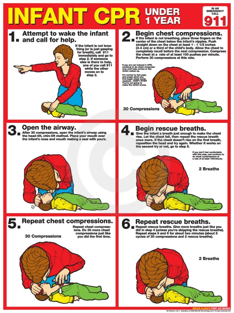 Infant Cpr Poster Free Printable Printable Templates By Nora