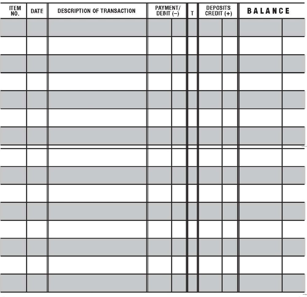 Large Print Check Register Printable Free Printable Templates