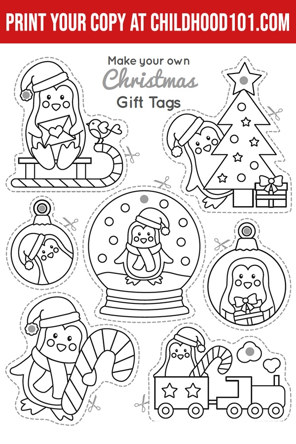 Make Your Own Christmas Gift Tags For Kids Free Printable