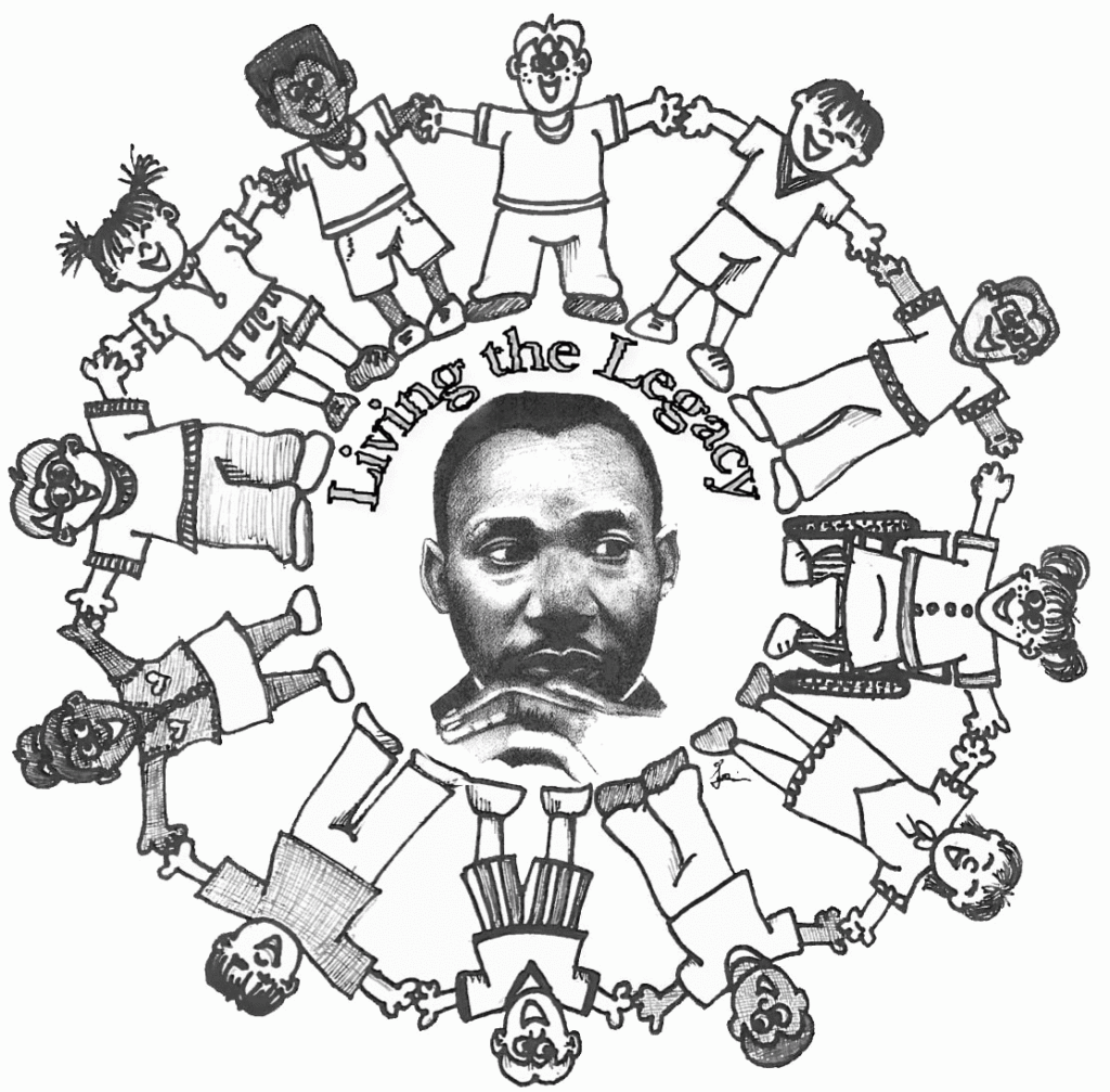 Martin Luther King Coloring Pages Free Coloring Home