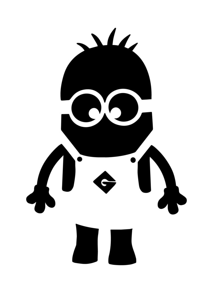 Minion Pumpkin Stencil Printable Printable Word Searches