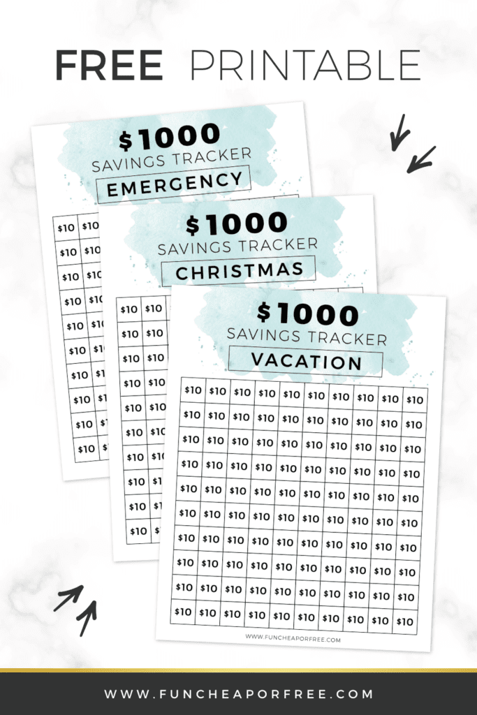 Money Saving Chart Printables To Stay Motivated Fun Cheap Or Free