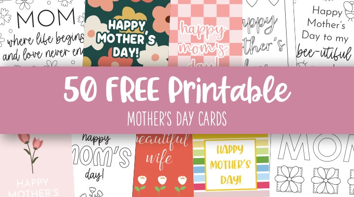 Mothers Day Cards 50 FREE Printable Cards Printabulls Worksheets 