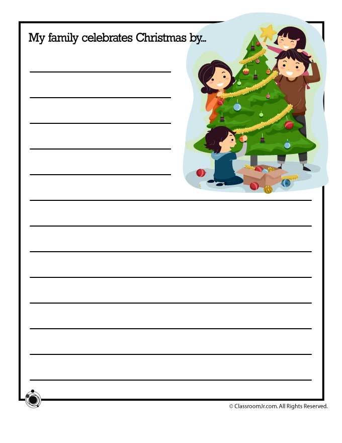 My Family Celebrates Christmas By Woo Jr Kids Activities