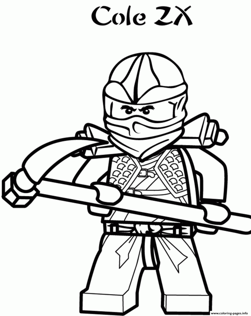 Ninjago S Cole Zxfb67 Coloring Pages Printable