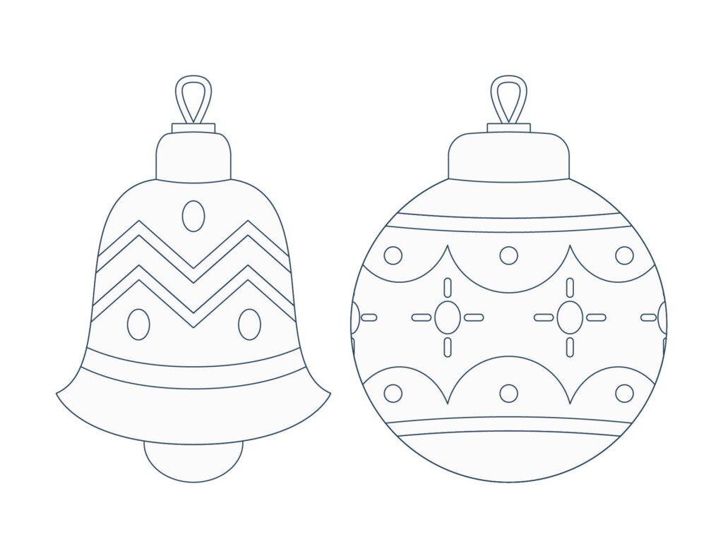 Ornament Template 10 Free PDF Printables Printablee