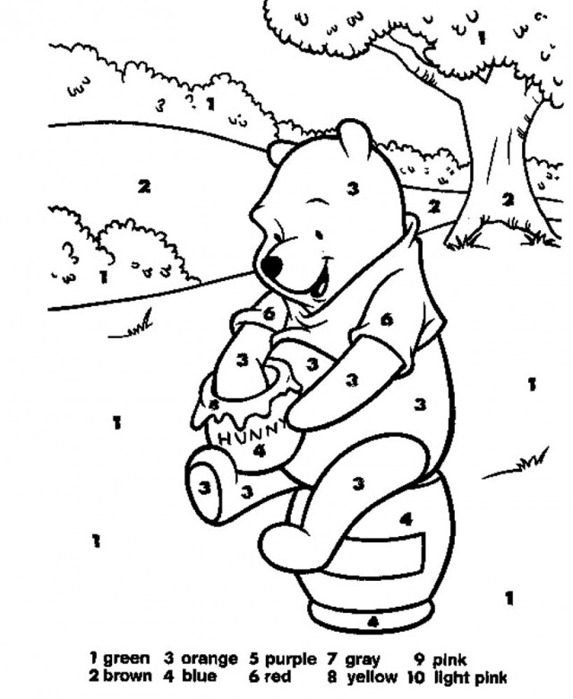 Paint By Number Coloring Pages At GetDrawings Free Download