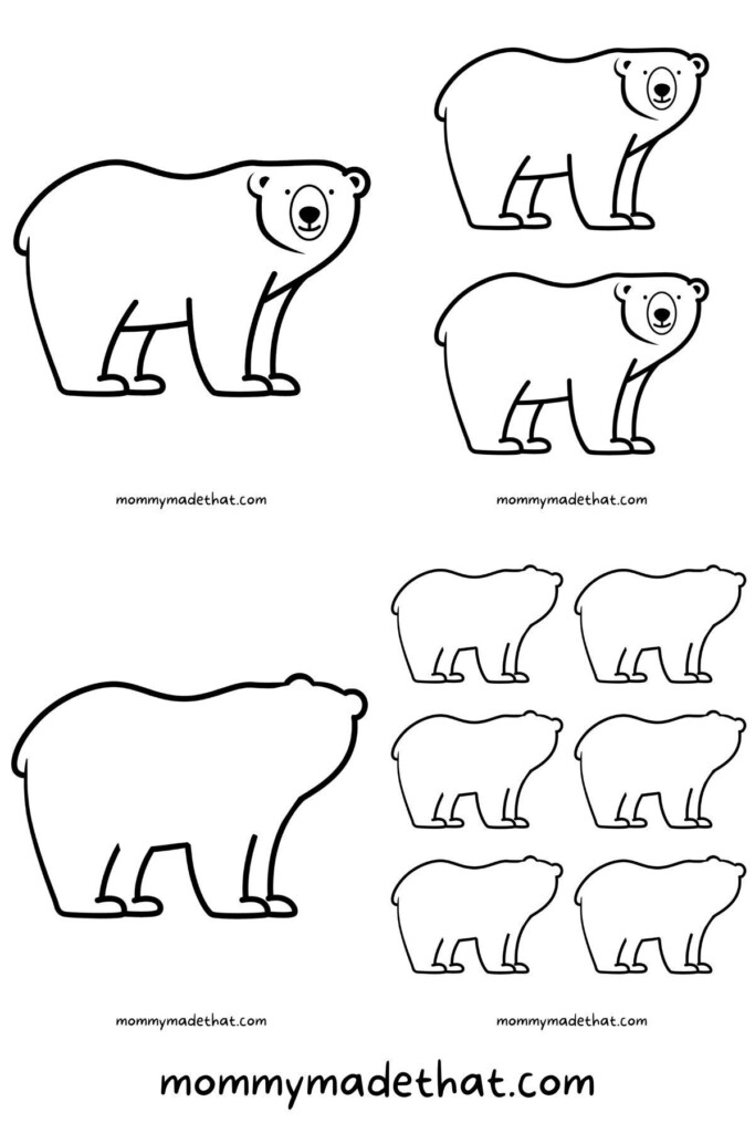 Polar Bear Template Free Printable Deborah Fulton